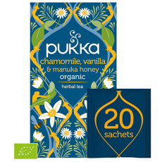 Pukka, Harmanček, Vanilka & Manuka Med BIO, 20 vrecúšok