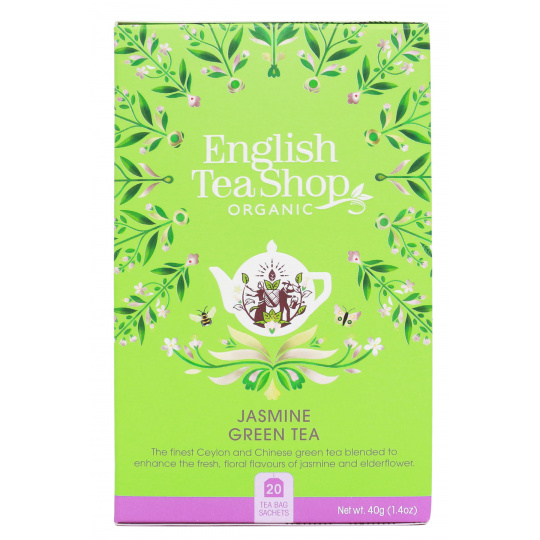 English Tea Shop, zelený čaj jazmín 20 vrecúšok