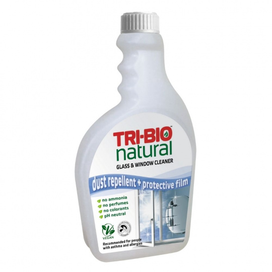 TRI-BIO, Sprej na čistenie okien a zrkadiel, náplň, 500ml