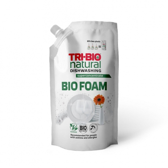 TRI-BIO, BIO Pena na umývanie riadu REFILL, 900ml