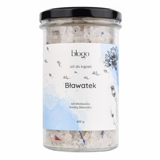 Błogo, Bławatek soľ do kúpeľa, 600 g