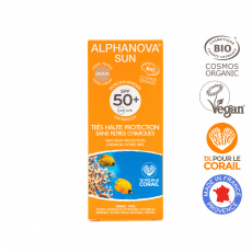 Alphanova Sun, bio krém na opaľovanie, SPF50 + BB krém, 50g