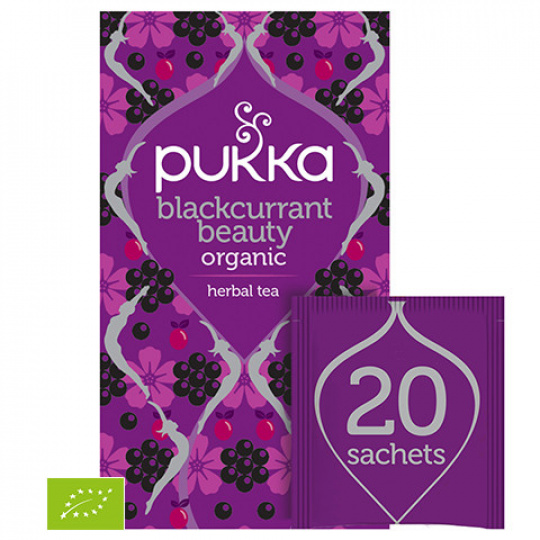 PUKKA, čierna ríbezľa Beauty BIO, 20 vrecúšok