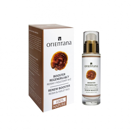 Orientana, regeneračné nočné sérum, reishi a fialová ryža, 30 ml