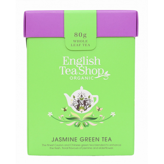 English Tea Shop, sypaný zelený čaj, jasmín 80 g