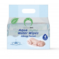 Luna Bambini, Aqua Water Wipes, 4x50 ks, mäkký uzáver