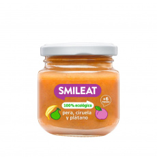 Smileat, BIO Dezert s bio hruškami, slivkami a banánmi 130g