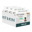 Kit a Kin, biologicky odbúrateľné jednorazové plienky 3 Maxi (7-13 kg), medveď / králik, 34 ks x4 (KARTÓN)