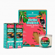 Orientana, HELLO DATE Jungle Beauty Set: 2x krém na tvár a sviečka