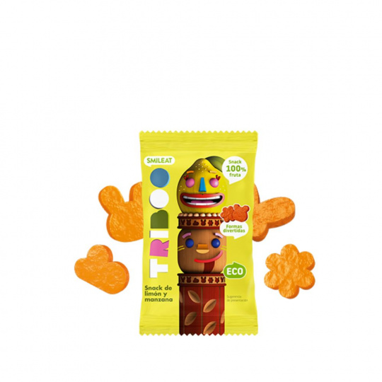 Smileat, BIO Sminoly, Ovocný snack Jablko a citrón, 25g