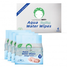 Luna Bambini, Aqua Water Wipes, 4x50 ks., mäkký uzáver, kartón 4 bal